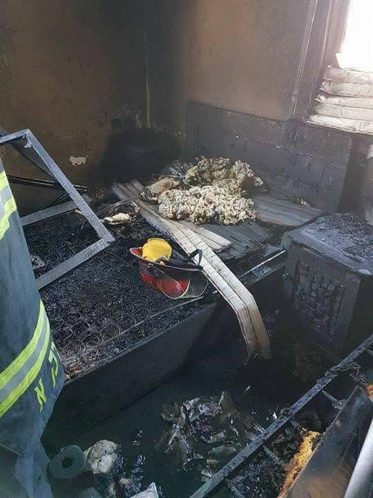 مصرع طفل جراء اندلاع حريق في بناية سكنية