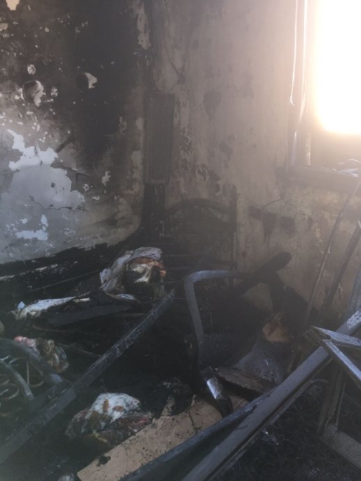 مصرع طفل جراء اندلاع حريق في بناية سكنية