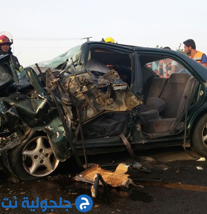 مصرع رهام حرفاني وطفليها وإصابة زوجها بجروح خطيرة في حادث طرق