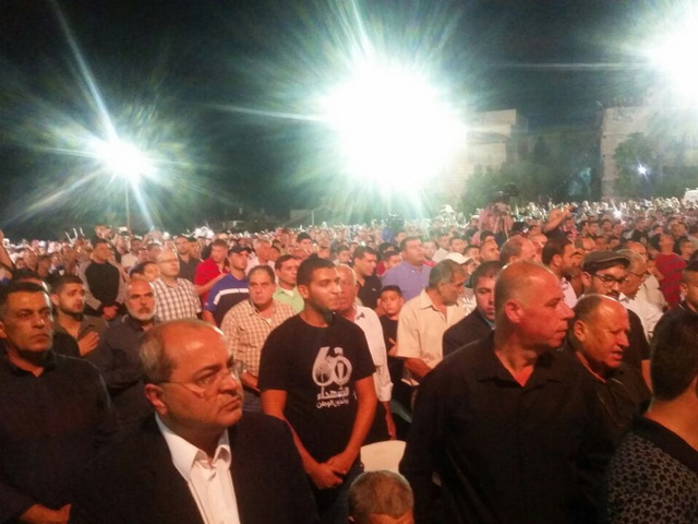 مهرجان حاشد الشهداء يوحدون الوطن في كفر قاسم
