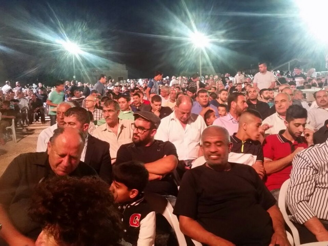 مهرجان حاشد الشهداء يوحدون الوطن في كفر قاسم