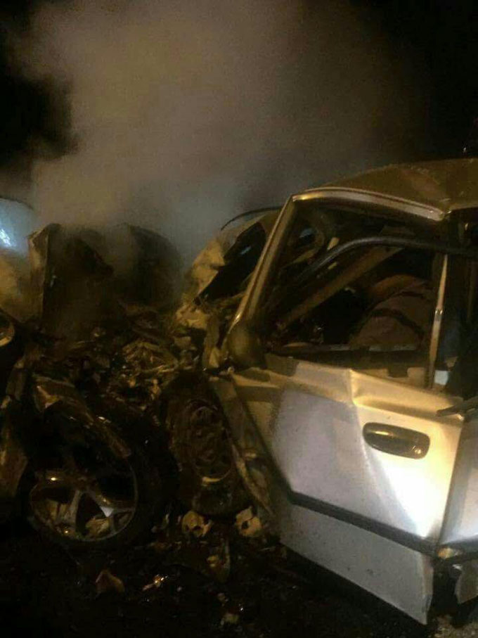 مصرع أربعة أشخاص واصابة 3 بجراح خطيرة في حادث طرق