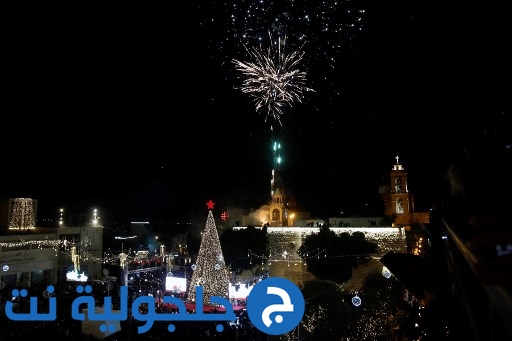 اضاءة شجرة الميلاد في مدينة بيت لحم