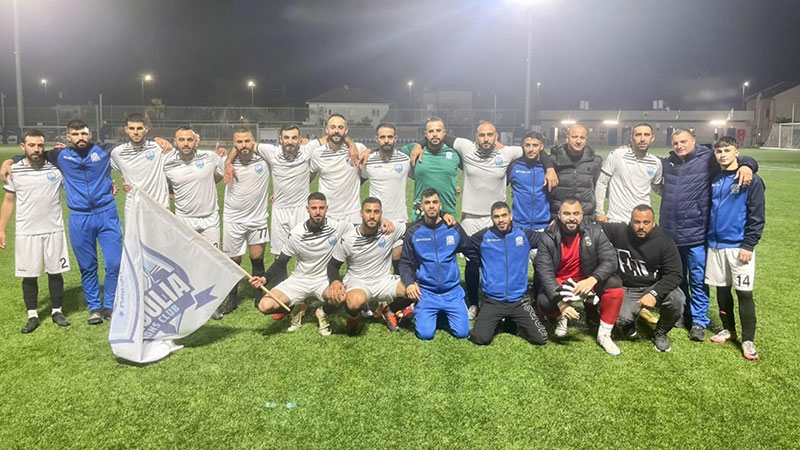 فريق أبناء جلجولية لكرة القدم يصعد الى الدرجة الثانية 