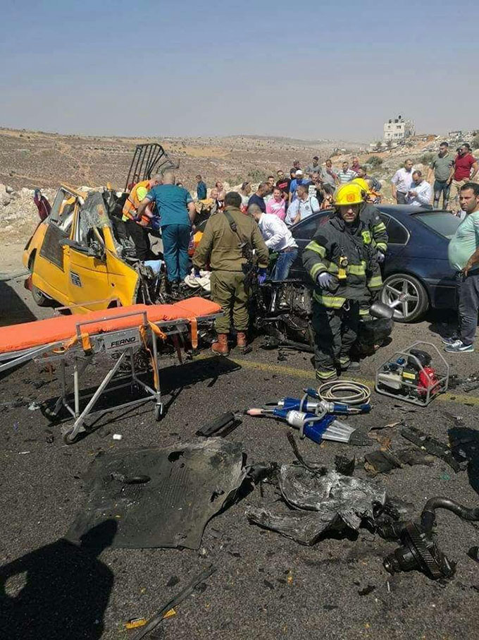 مصرع 6 في حادث طرق قرب رام الله