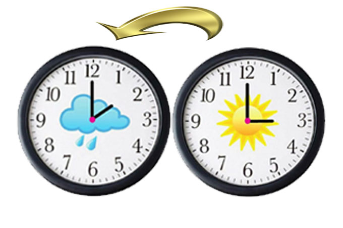 لا تنسوا إعادة عقارب الساعة  بعد منتصف الليلة