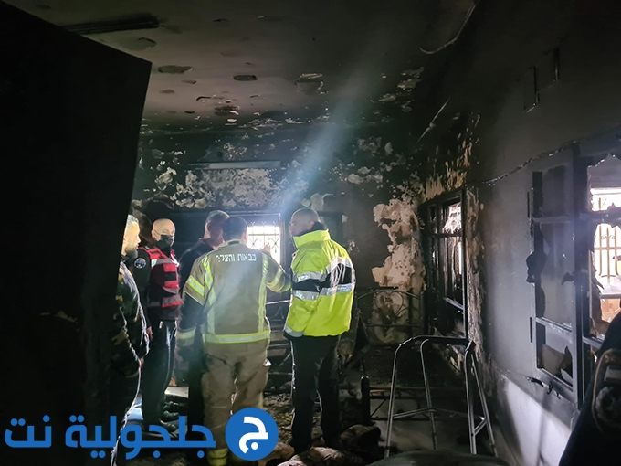 مصرع الشيخ سلمان زيان وزوجته جميلة إثر اندلاع حريق داخل منزلهما  في يركا