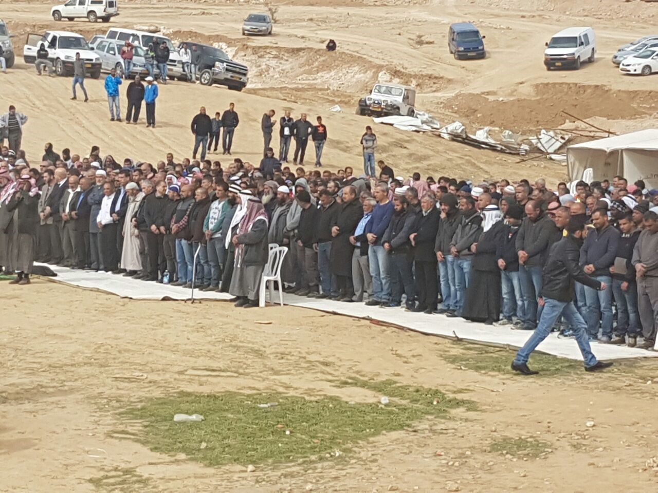 انطلاق مراسم جنازة الشهيد يعقوب ابو القيعان