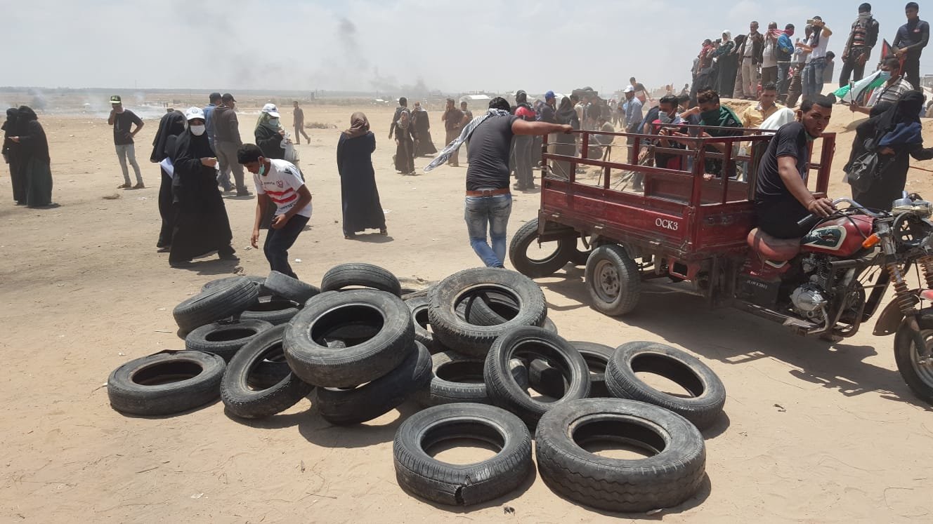55 شهيدًا وأكثر من 1700 جريح حدود قطاع غزة