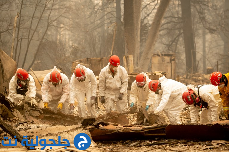 ارتفاع حصيلة حرائق كاليفورنيا الى 77 قتيلا