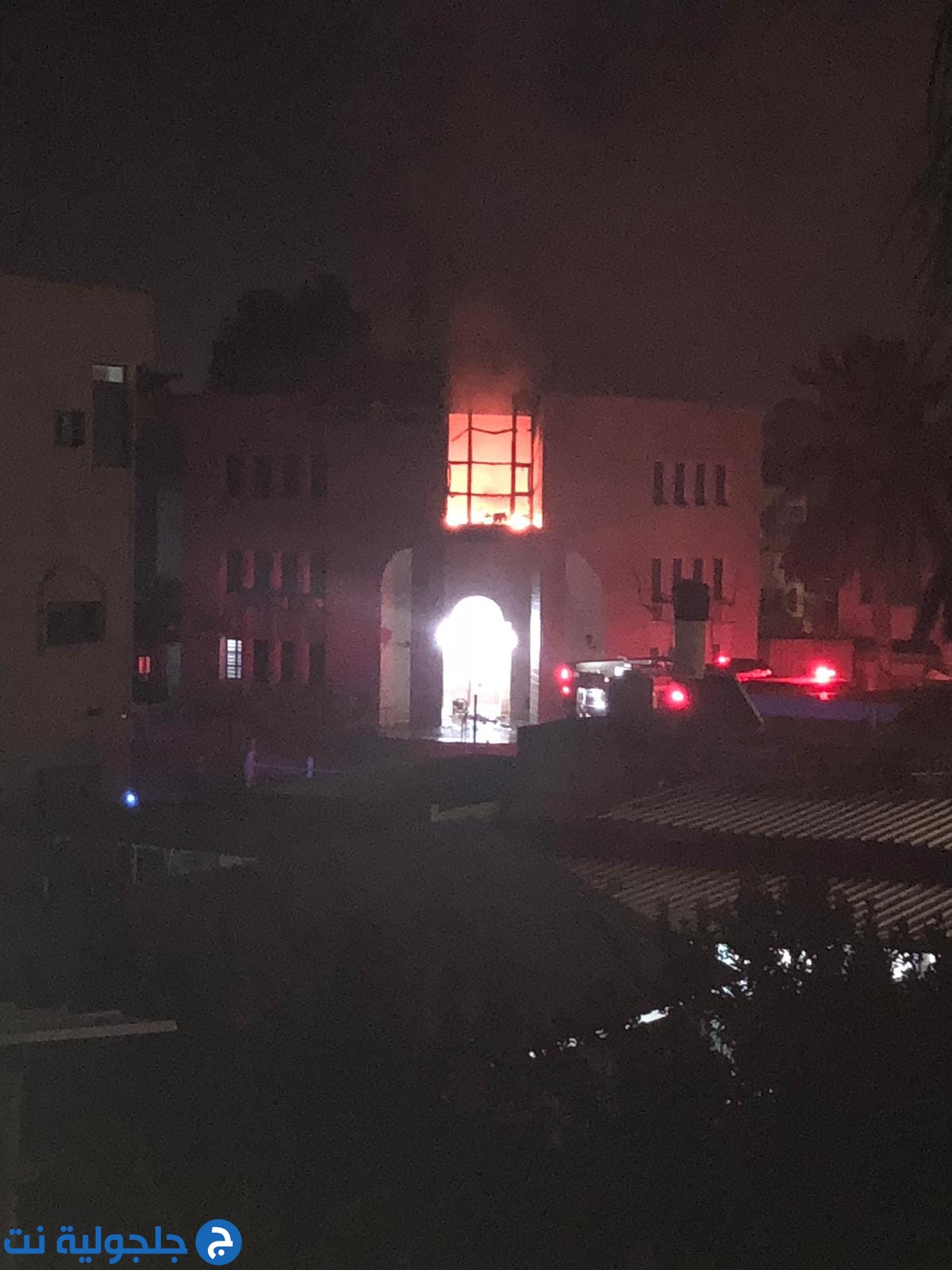 حريق في مبنى بلدية قلنسوة يسفر عن اضرار جسيمة