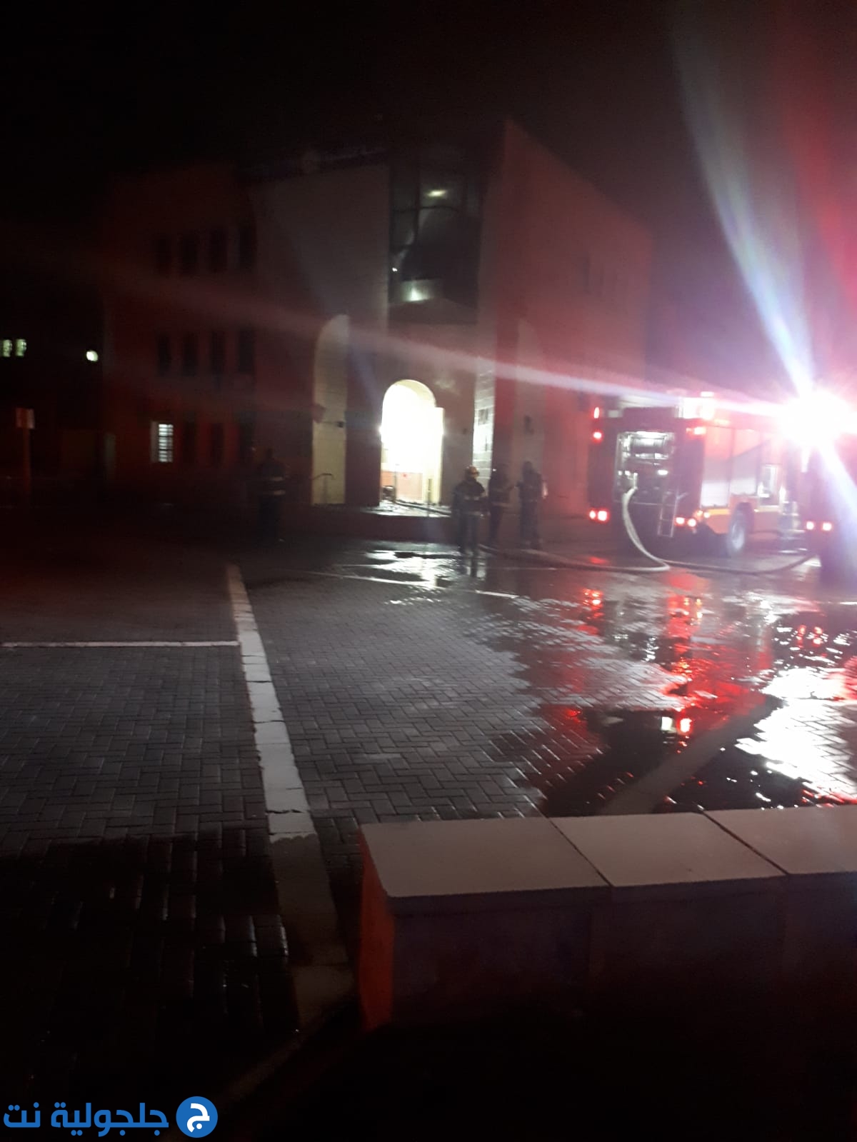 حريق في مبنى بلدية قلنسوة يسفر عن اضرار جسيمة