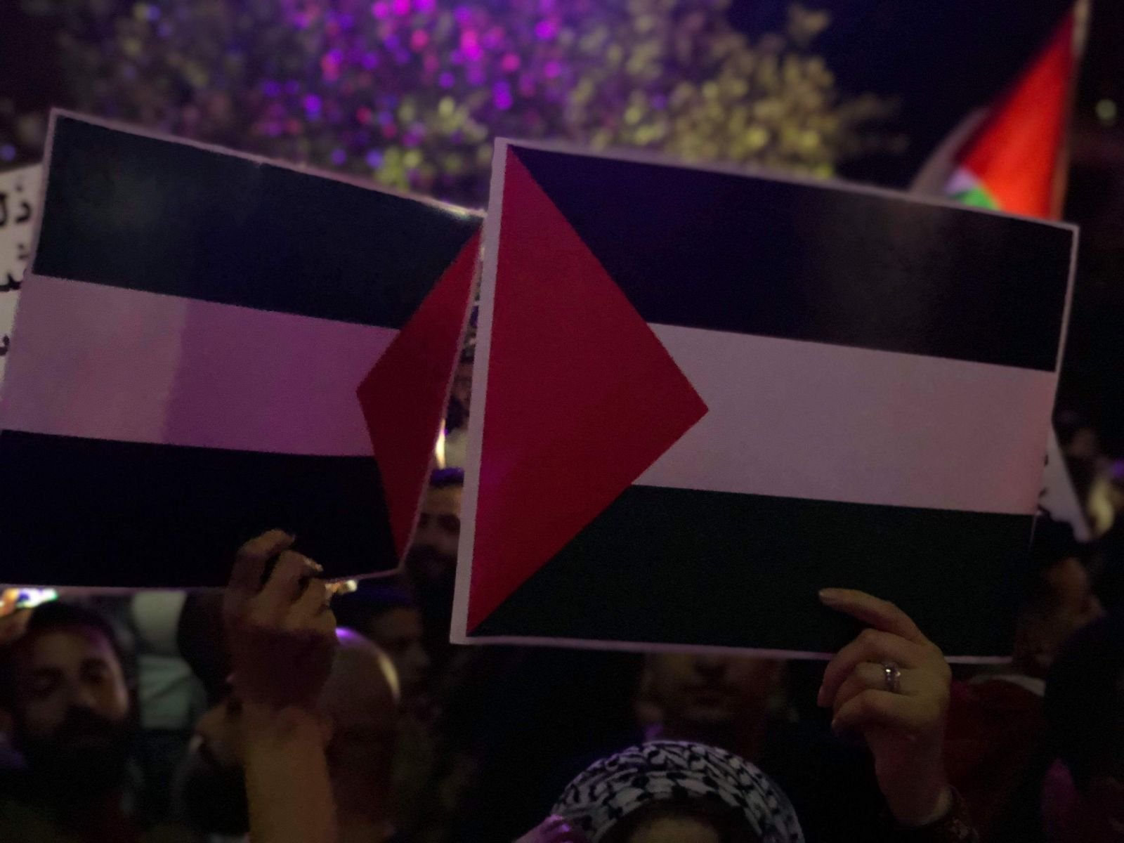 حراك حيفا ينطلق في مظاهرة من حيفا إلى غزة