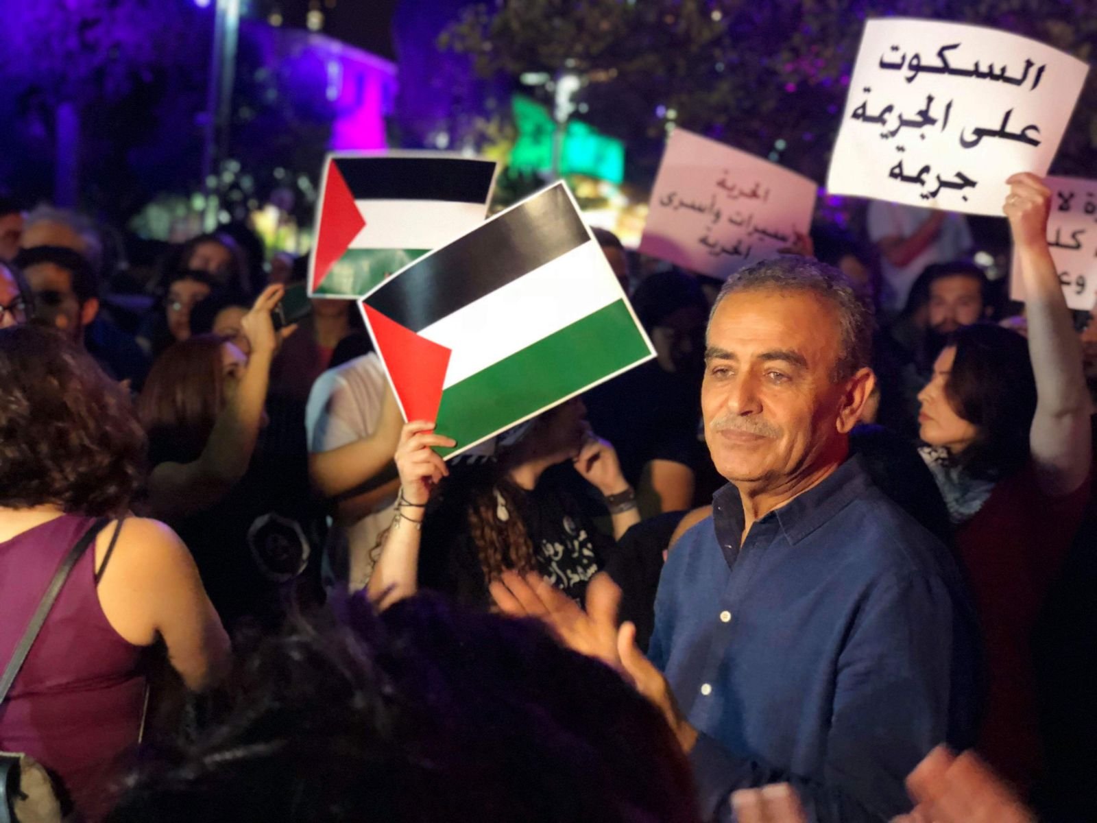 حراك حيفا ينطلق في مظاهرة من حيفا إلى غزة