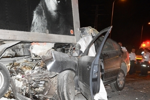 مصرع أمل عرطول (31 عاما) من المغار جراء حادث طرق بين سيارة خصوصية وشاحنة في معليا