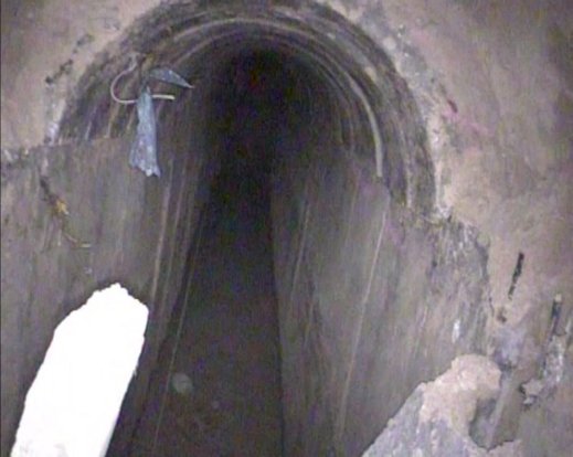 تدمير نفق لحركة حماس وصل الى داخل الاراضي الاسرائيلية