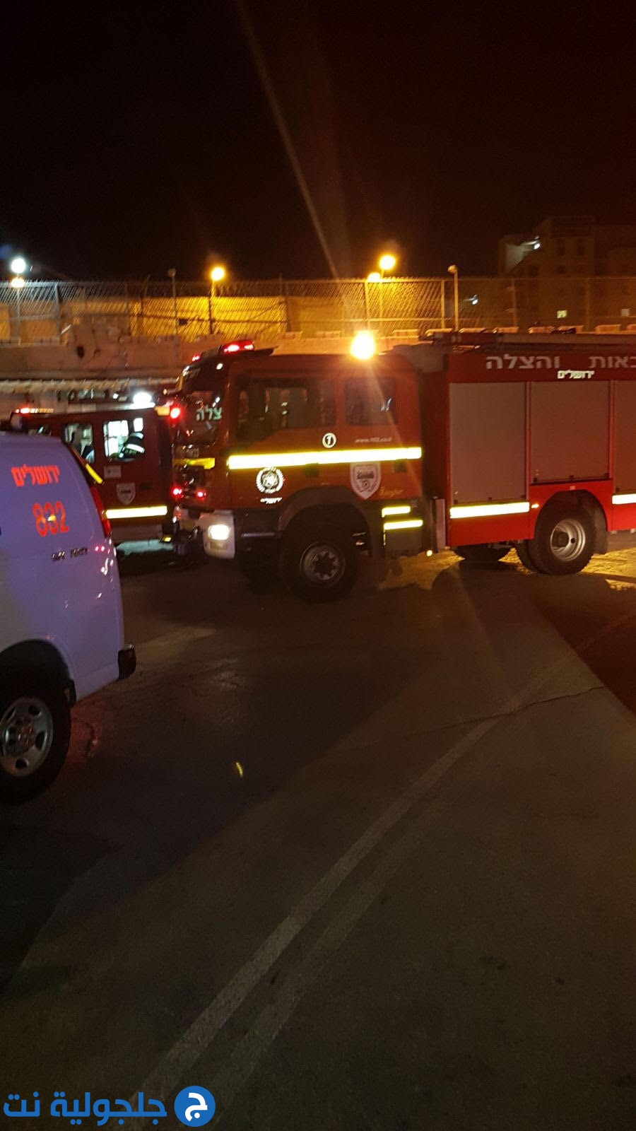 إصابات بحريق في معتقل المسكوبية في القدس