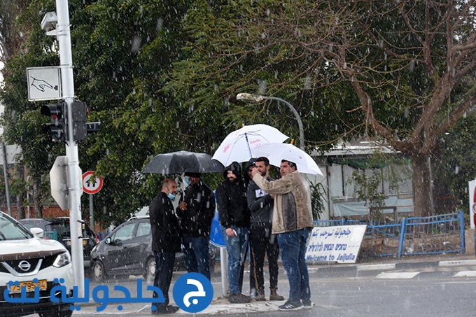 وقفة احتجاجية ضد العنف والجريمة للاسبوع الرابع على التوالي في جلجولية 