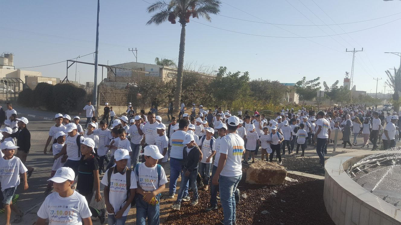 مسيرة حاشدة مناهضة للعنف في عرعرة النقب 