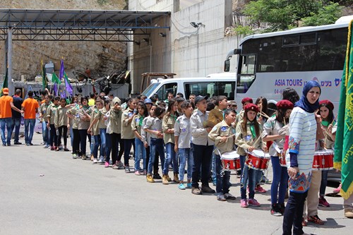 كفرقرع تستقبل المسيرة الكشفية السنوية