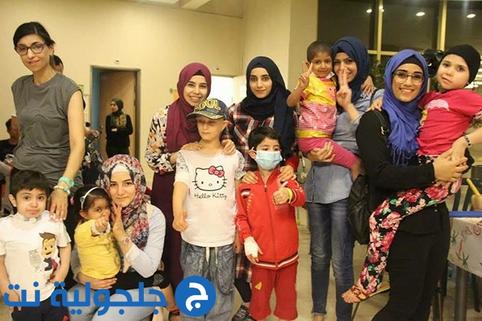 زيارة سنابل الخير والعطاء لمرضى غزة في مستشفى تل هشومير