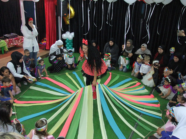عيد ميلاد جماعي في صف رواد المستقبل في روضة فرسان الاوائل