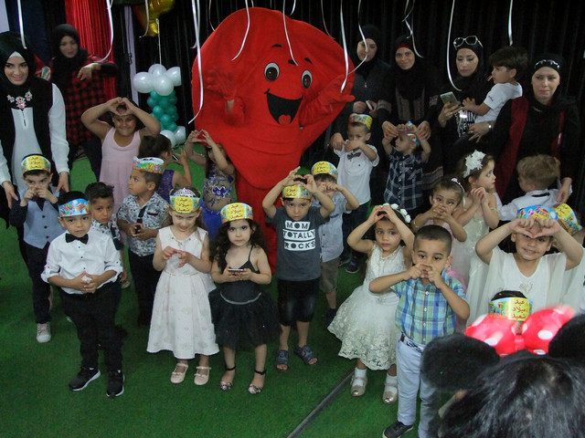 عيد ميلاد جماعي في صف رواد المستقبل في روضة فرسان الاوائل