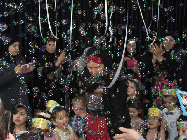 عيد ميلاد جماعي في صف رواد المستقبل في روضة فرسان الاوائل