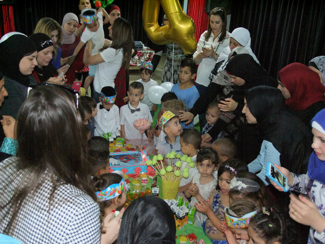 عيد ميلاد جماعي في صف رواد المستقبل في روضة فرسان الاوائل