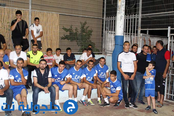 افتتاح دوري كرة القدم المصغر في جلجولية 