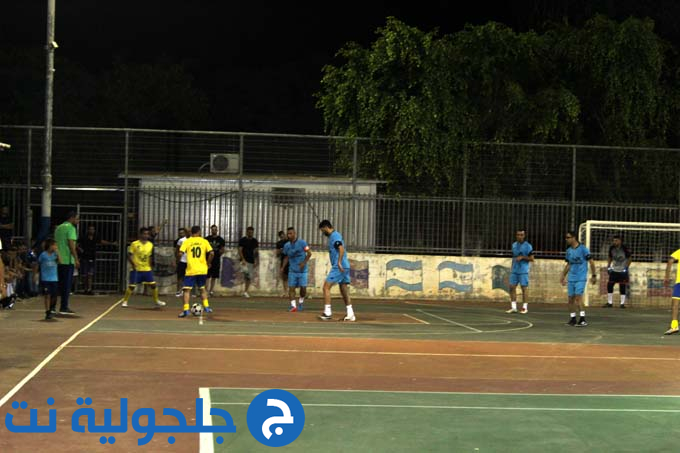 افتتاح دوري كرة القدم المصغر في جلجولية 