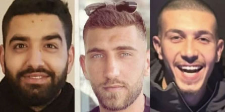 مقتل وجدي خير وناتن مشلب وهيثم زيناتي في جريمة إطلاق نار ببلدة أبو سنان