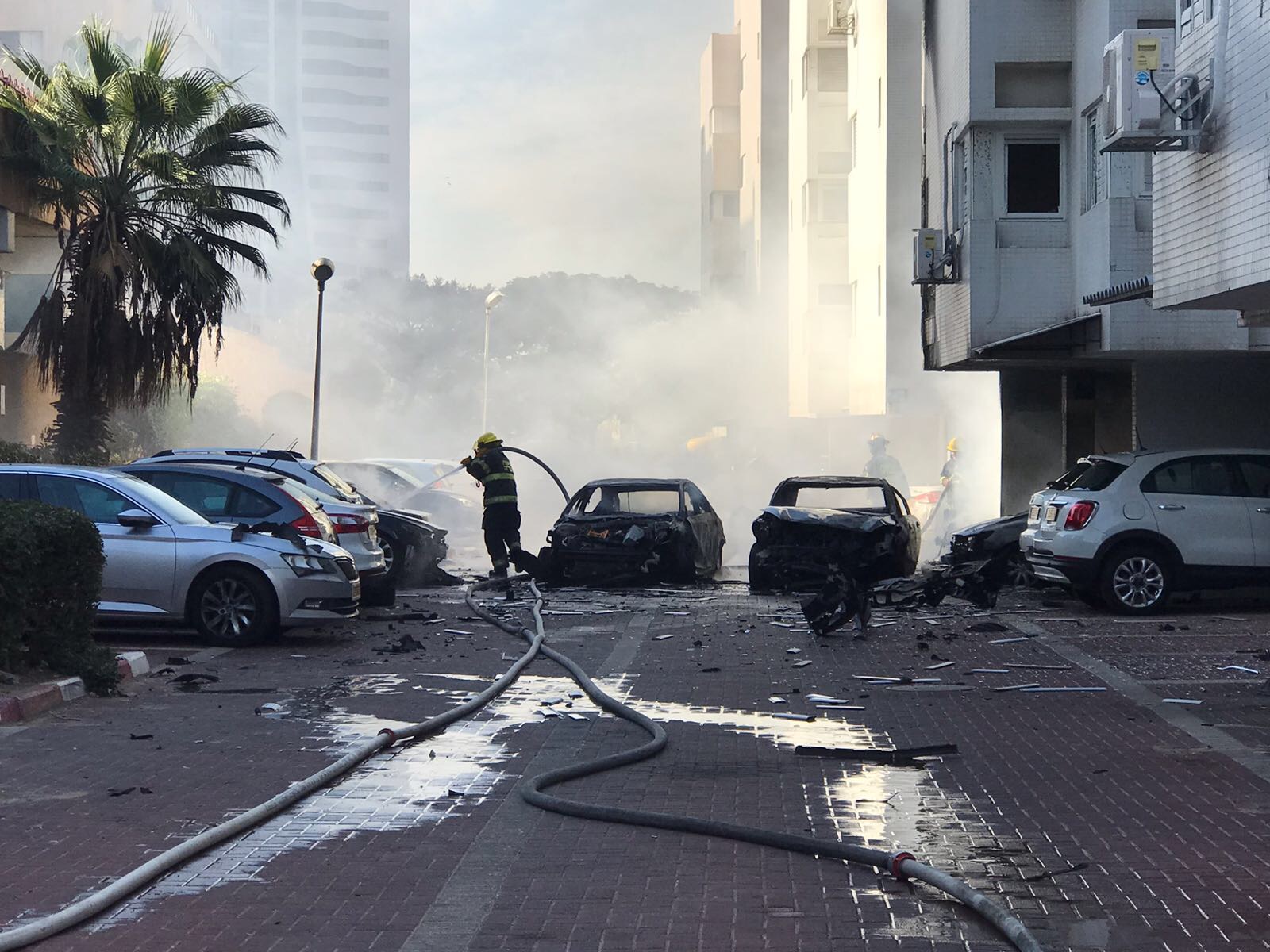 اصابة شخص بجروح خطيرة بانفجار سيارة في أشدود 