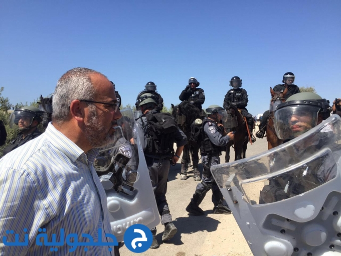 مناوشات في التظاهرة  في عرعرة واعتقال ناشطين