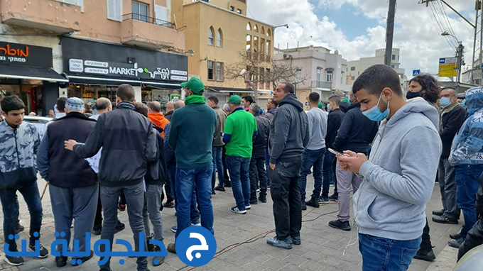 شباب الحركة الإسلامية في البلاد يحيون يوم الأرض في مدينة يافا
