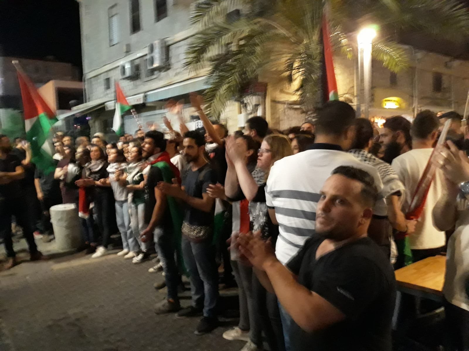 اعتقالات واعتداءات من قبل الشرطة الاسرائيلية على المتظاهرين في حيفا