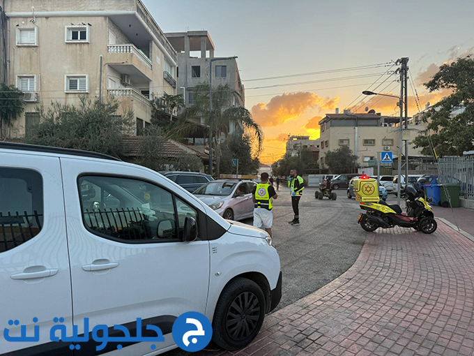 اصابة شاب بجراح متوسطة بعد تعرضه للطعن في جلجولية 