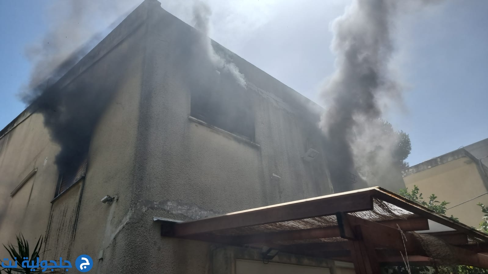 حريق داخل مبنى سكني في حيفا